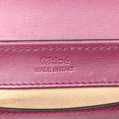 Chloe Calfskin Crocodile Embossed Mini C Double Carry Crushed Violet 6 of 12