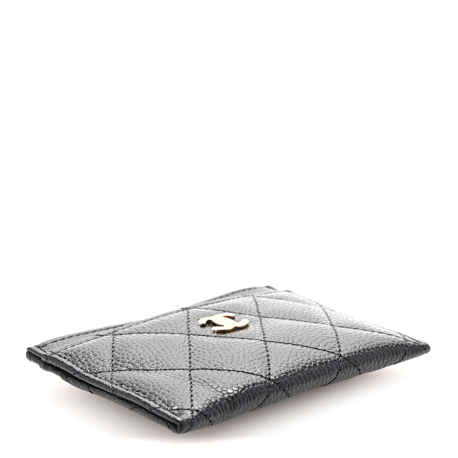 Chanel Caviar Quilted Card Holder Black 4 of 9