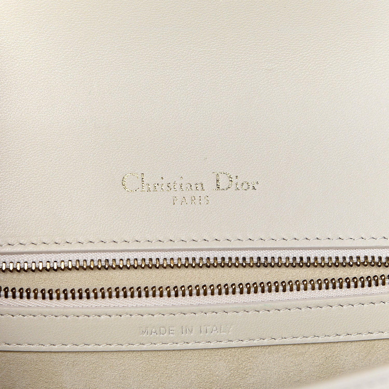 Christian Dior Lambskin Studded Small Diorama Flap Bag Off White 6 of 12