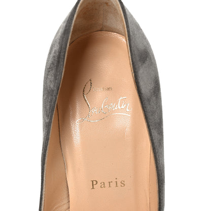 Christian Louboutin Veau Velours Corneille 100 Pumps 38.5 Argile 7 of 9