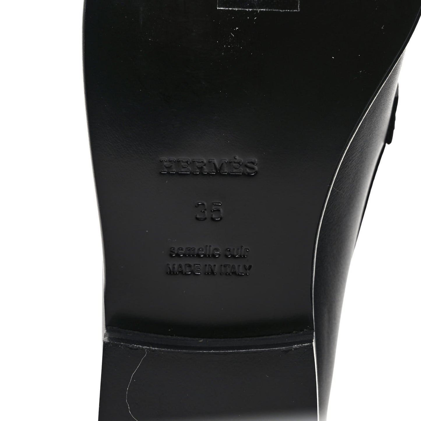 Calfskin Womens Destin Loafers 35 Black