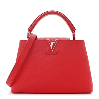 Louis Vuitton Taurillon Capucines BB Rubis 1 of 10