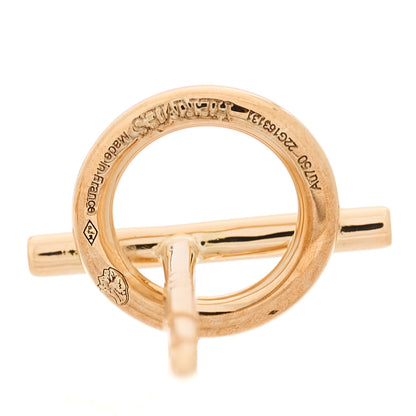 Hermes 18K Rose Gold PM Echappee Earrings 4 of 5