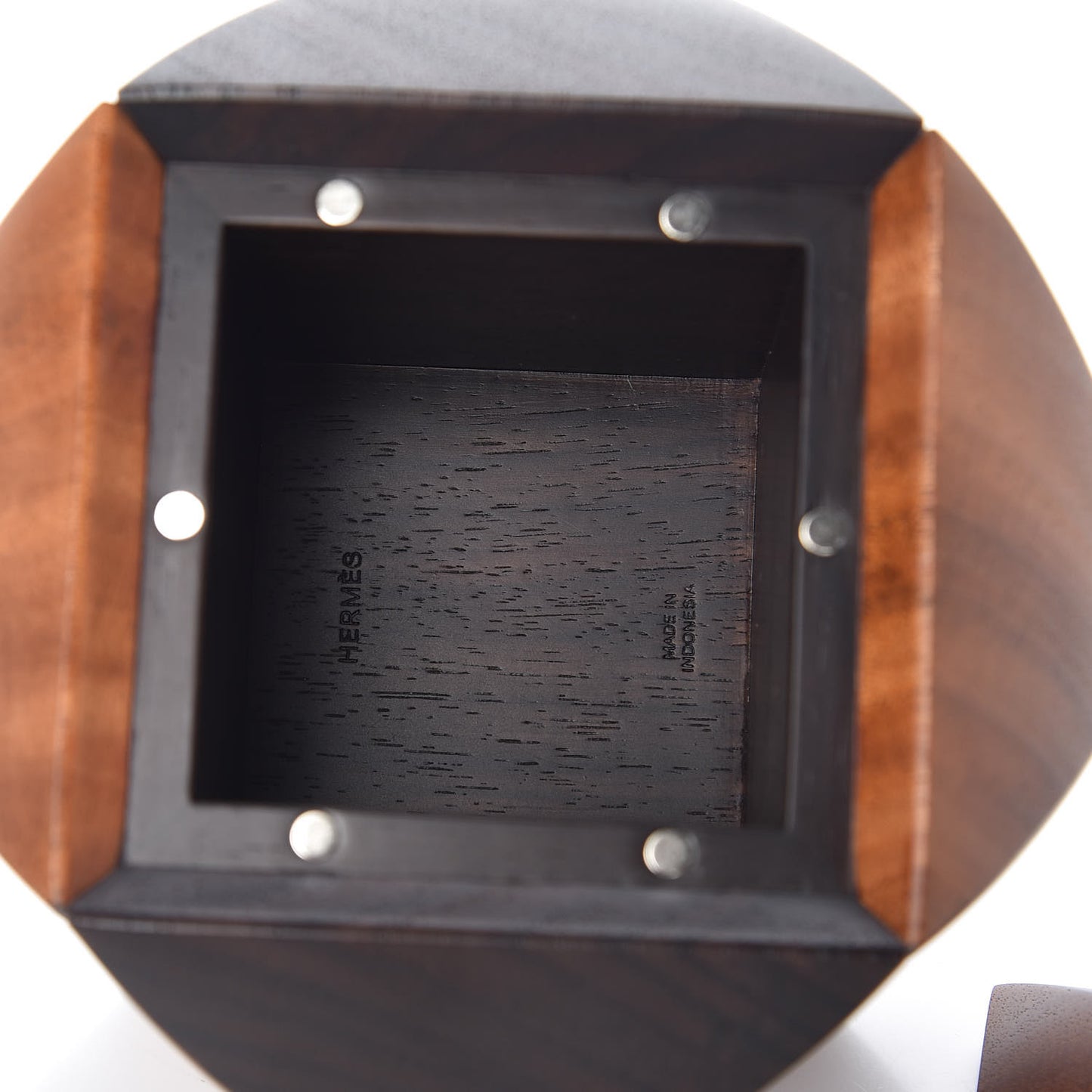 Java Palissander Mahogany Wood Atlas Paperweight