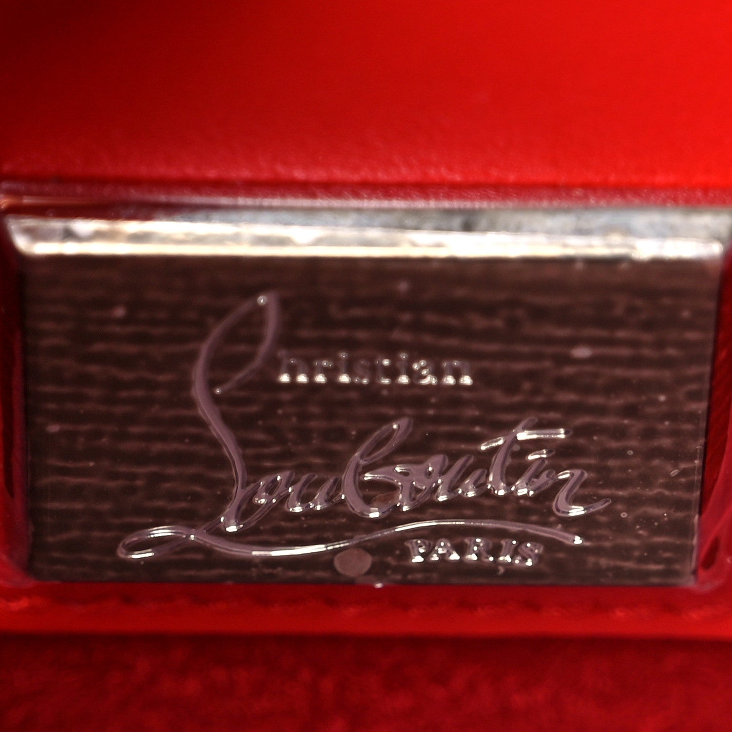 Christian Louboutin Calfskin Patent Studded Large Paloma Cashmere 6 of 8