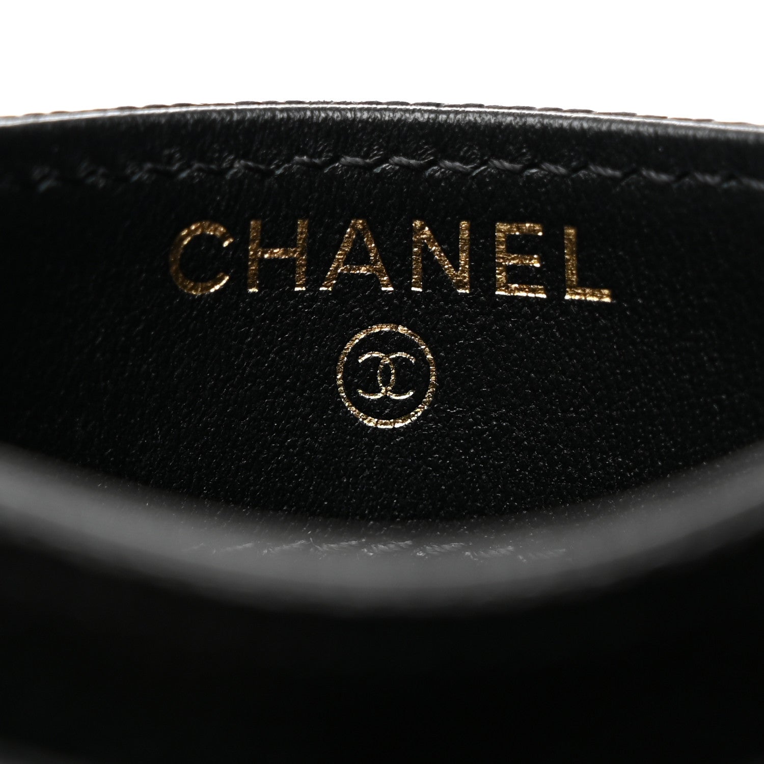 Chanel Caviar Quilted Filigree Card Holder Black 6 of 9