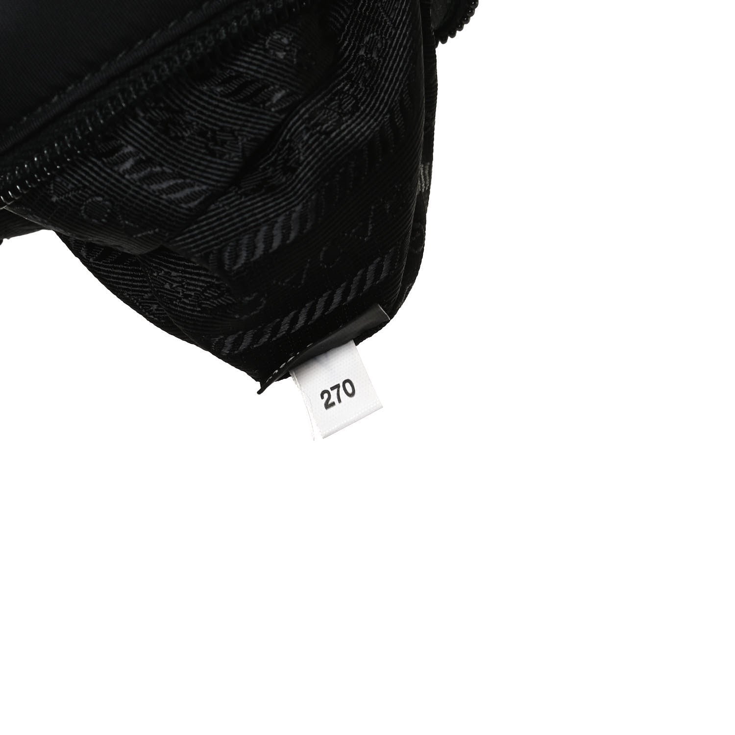 Prada Tessuto Nylon Mini Re-Edition 2000 Bag Black 9 of 12