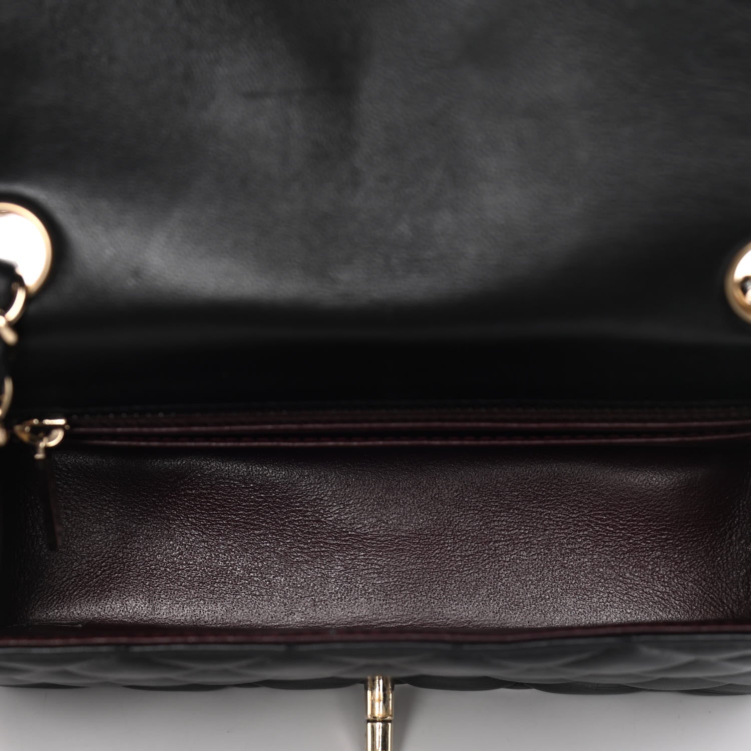 Chanel Lambskin Quilted Mini Rectangular Flap Black 4 of 12