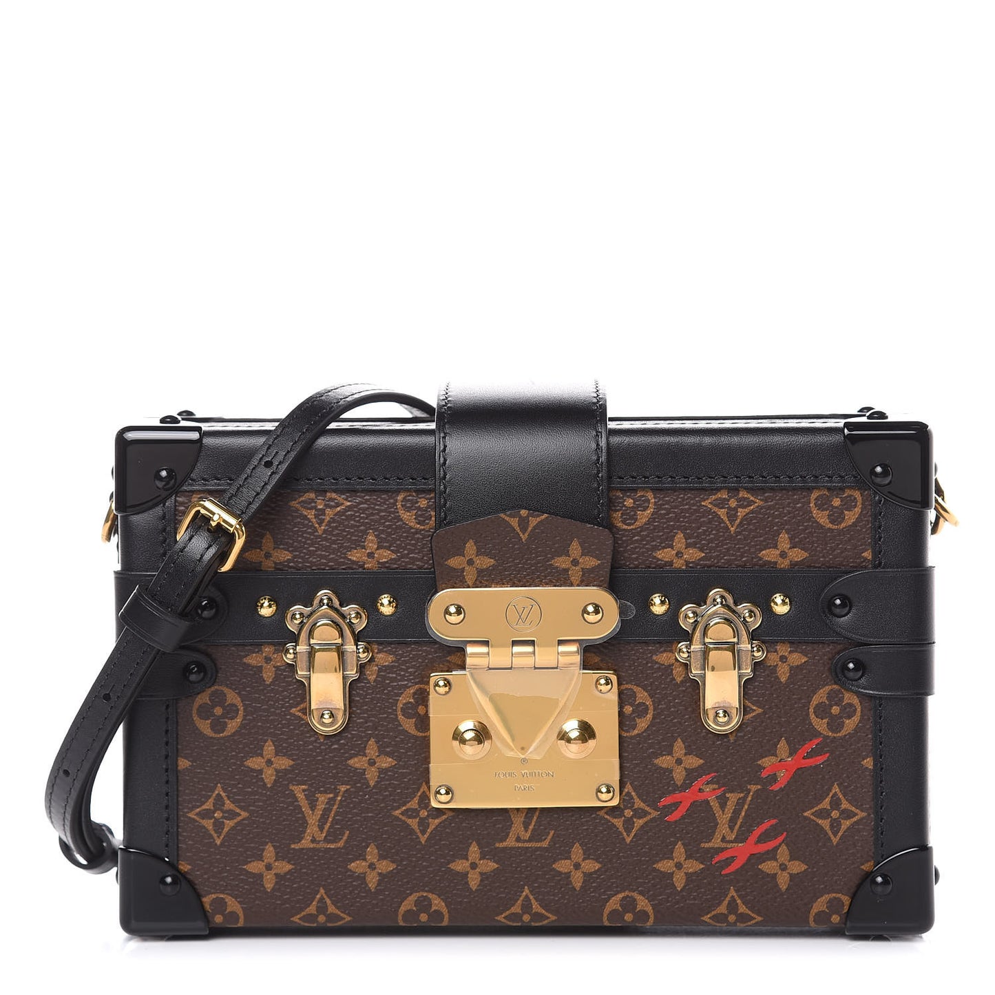 Monogram Petite Malle Black