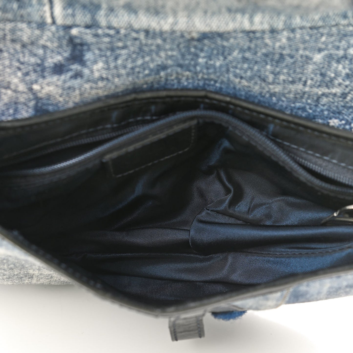 Denim Miss Diorella Saddle Bag