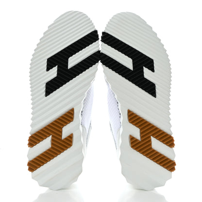 Hermes Air Mesh Goatskin Bouncing Sneakers 39.5 White 5 of 8