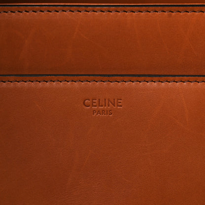 Celine Satinated Calfskin Medium 16 Top Handle Bag Tan 5 of 15