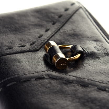 Saint Laurent Buffalo Muse Zip Around Wallet Black 9 of 12