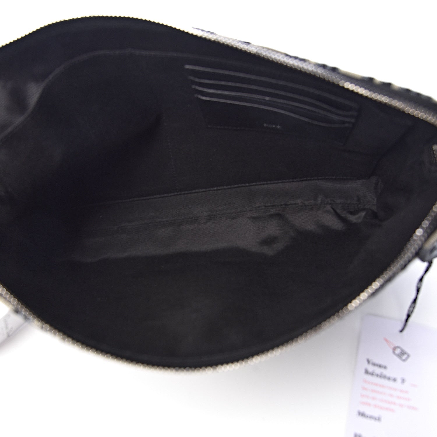 Christian Dior Oblique Pouch Clutch Blue 6 of 8