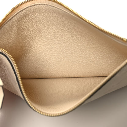 Louis Vuitton Empreinte Pochette Felicie Chain Wallet Cream 7 of 11