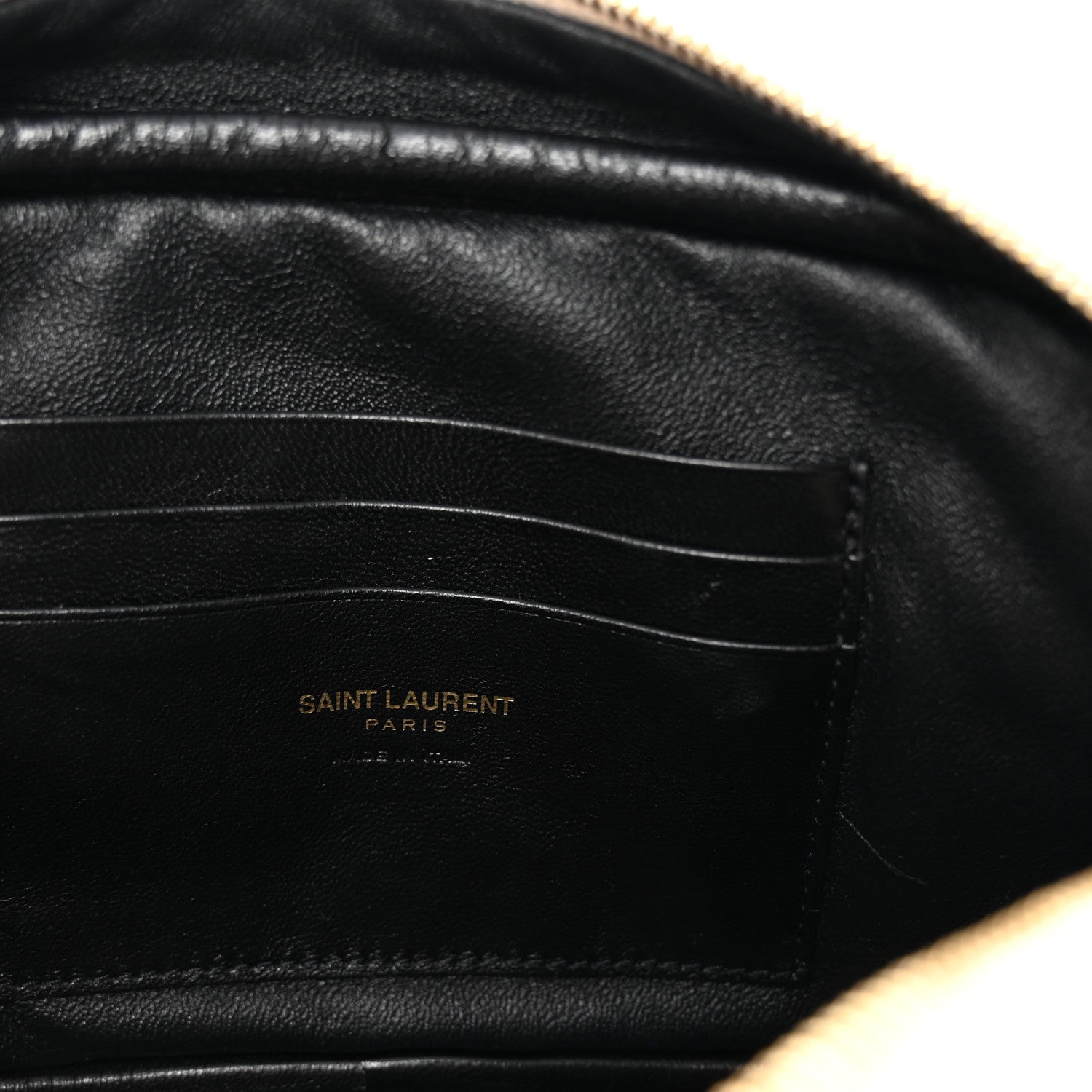 Saint Laurent Grain De Poudre Matelasse Monogram Mini Lou Camera Bag Crema Soft 6 of 10