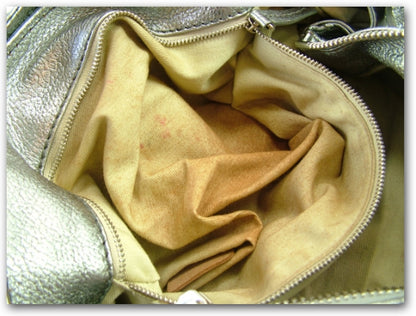 Chloe Leather Paddington Metallic Silver 9 of 15
