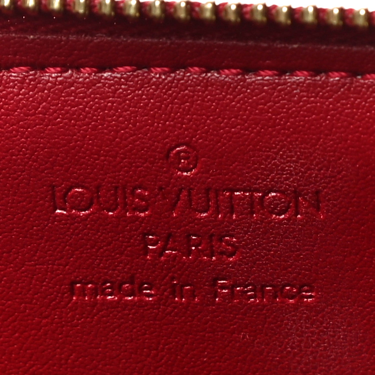 Louis Vuitton Vernis Lexington Pochette Rouge 5 of 9