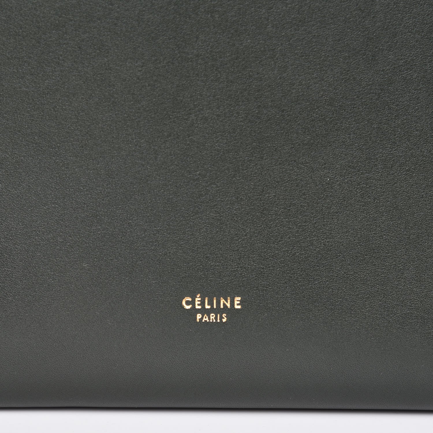Celine Smooth Calfskin Small Sangle Bucket Bag Bottle Green 6 of 8