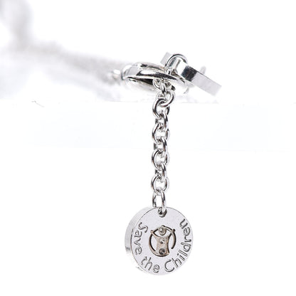Bulgari Sterling Silver Black Ceramic Save the Children Bracelet SM 5 of 6