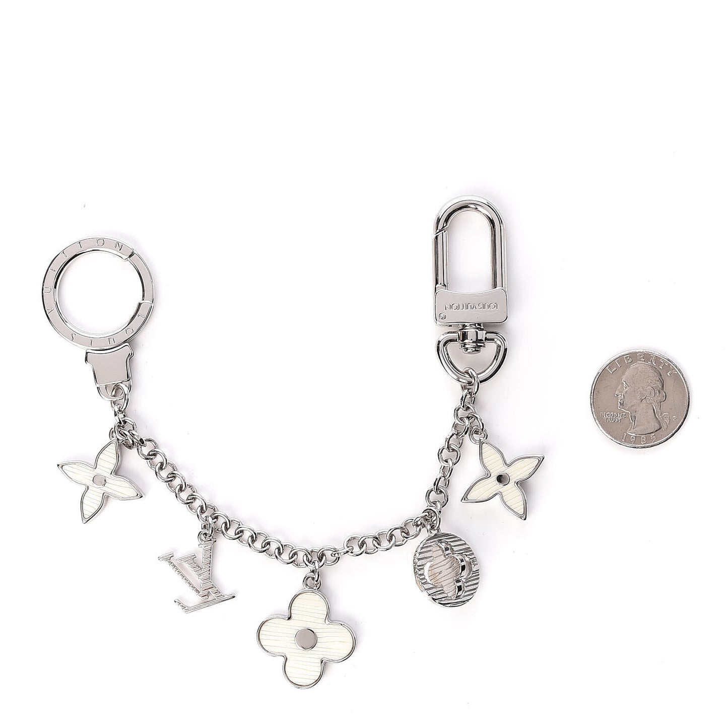 Fleur d'Epi Bag Charm Chain Ivory