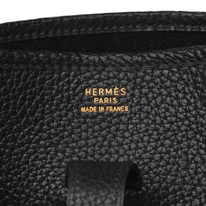 Hermes Taurillon Clemence Evelyne III GM Black 5 of 9