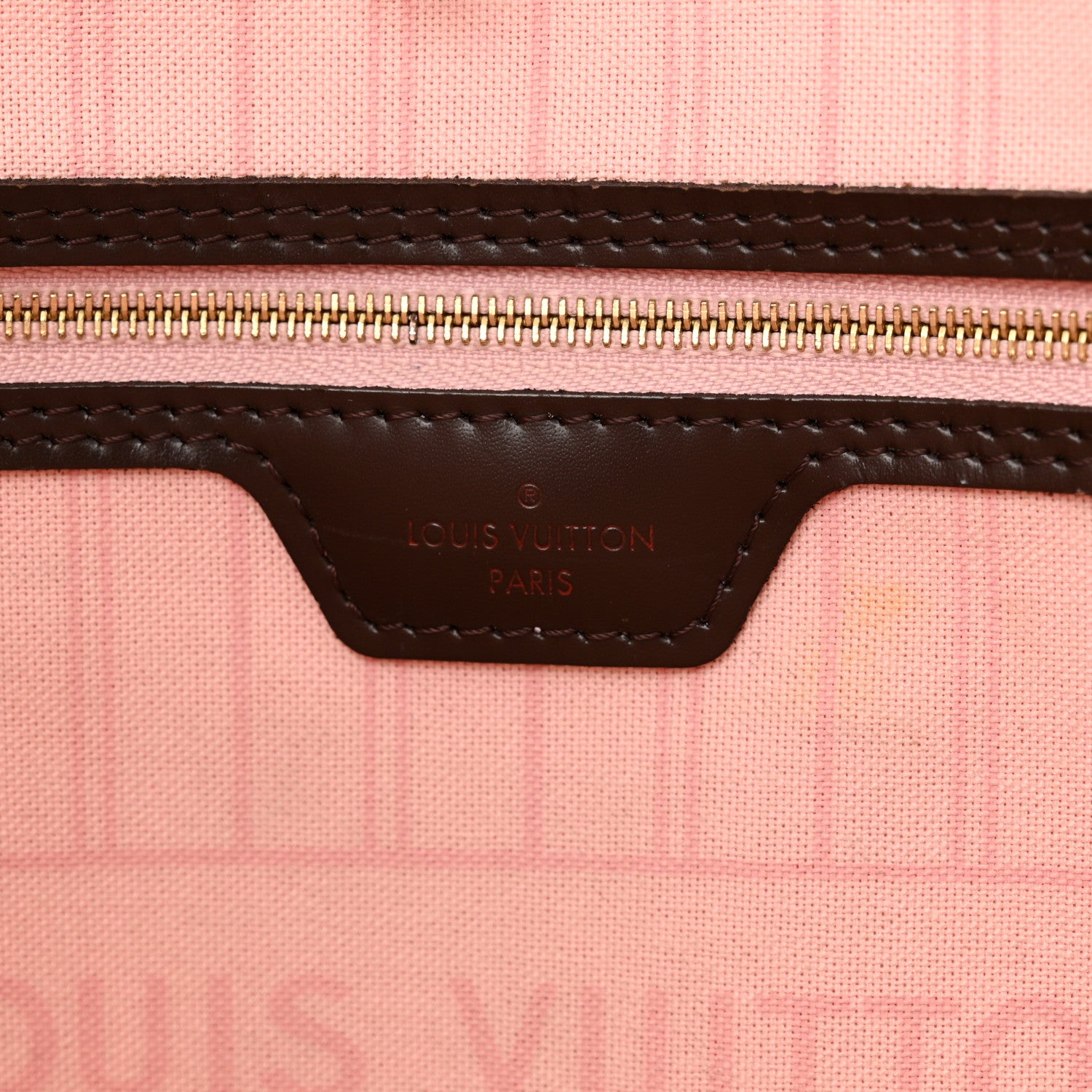 Louis Vuitton Damier Ebene Neo Neverfull MM Rose Ballerine 6 of 13