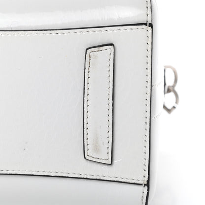 Givenchy Crinkled Patent Calfskin Mini Antigona White 12 of 16