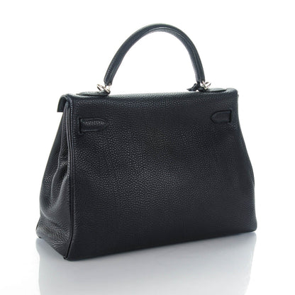 Hermes Togo Kelly Retourne 32 Indigo 3 of 25