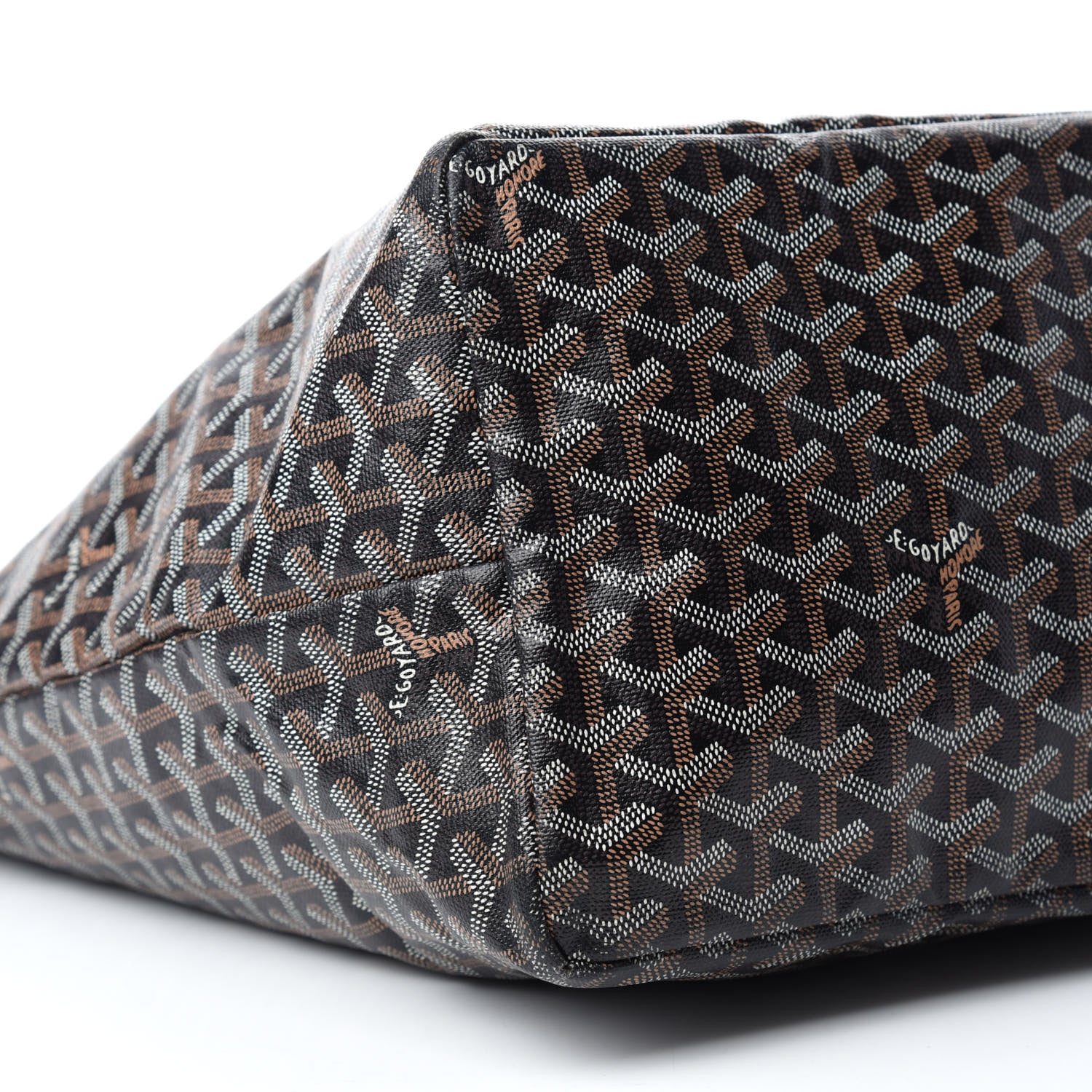 Goyard Goyardine Saint Louis GM Black Gold 6 of 10
