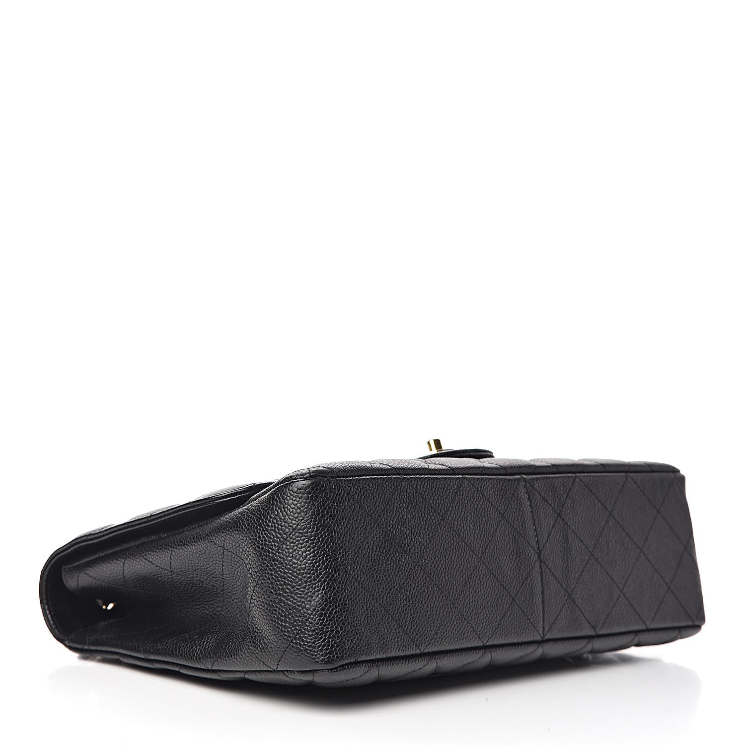 Chanel Caviar Quilted Jumbo Single Flap Black 4 of 12