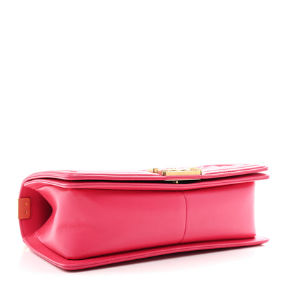 Chanel Lambskin Tweed Medium Boy Flap Fuchsia 4 of 10