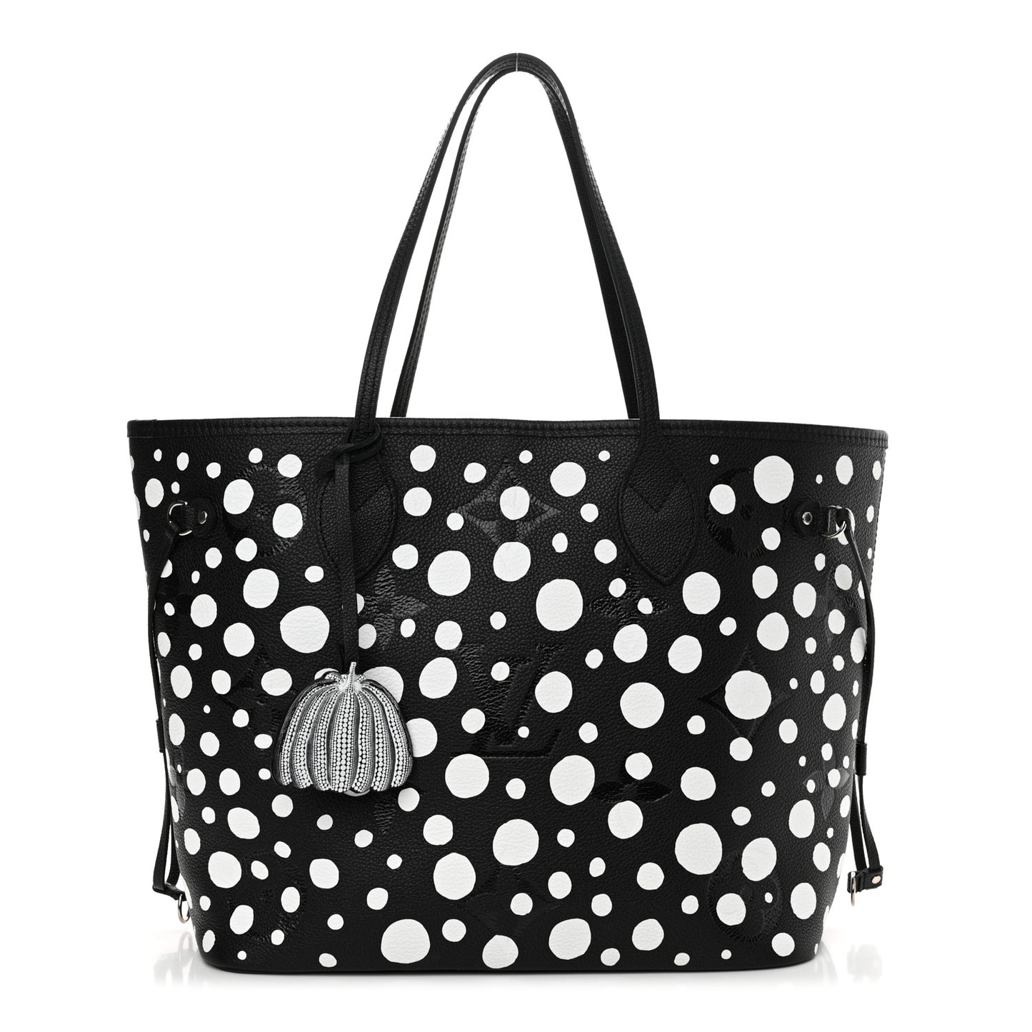 LV X YK Empreinte Neverfull MM Black White