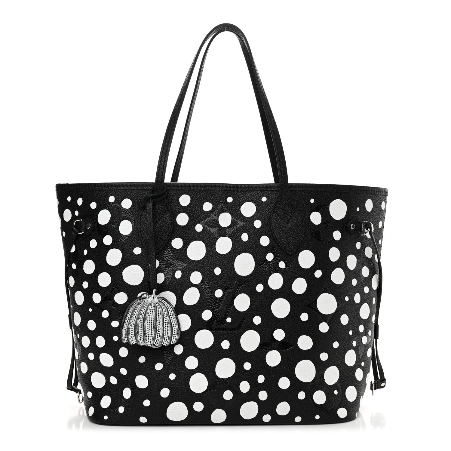 Louis Vuitton LV X YK Empreinte Neverfull MM Black White 1 of 11