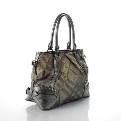 Burberry Shimmer Check Medium Lowry Pewter 3 of 8
