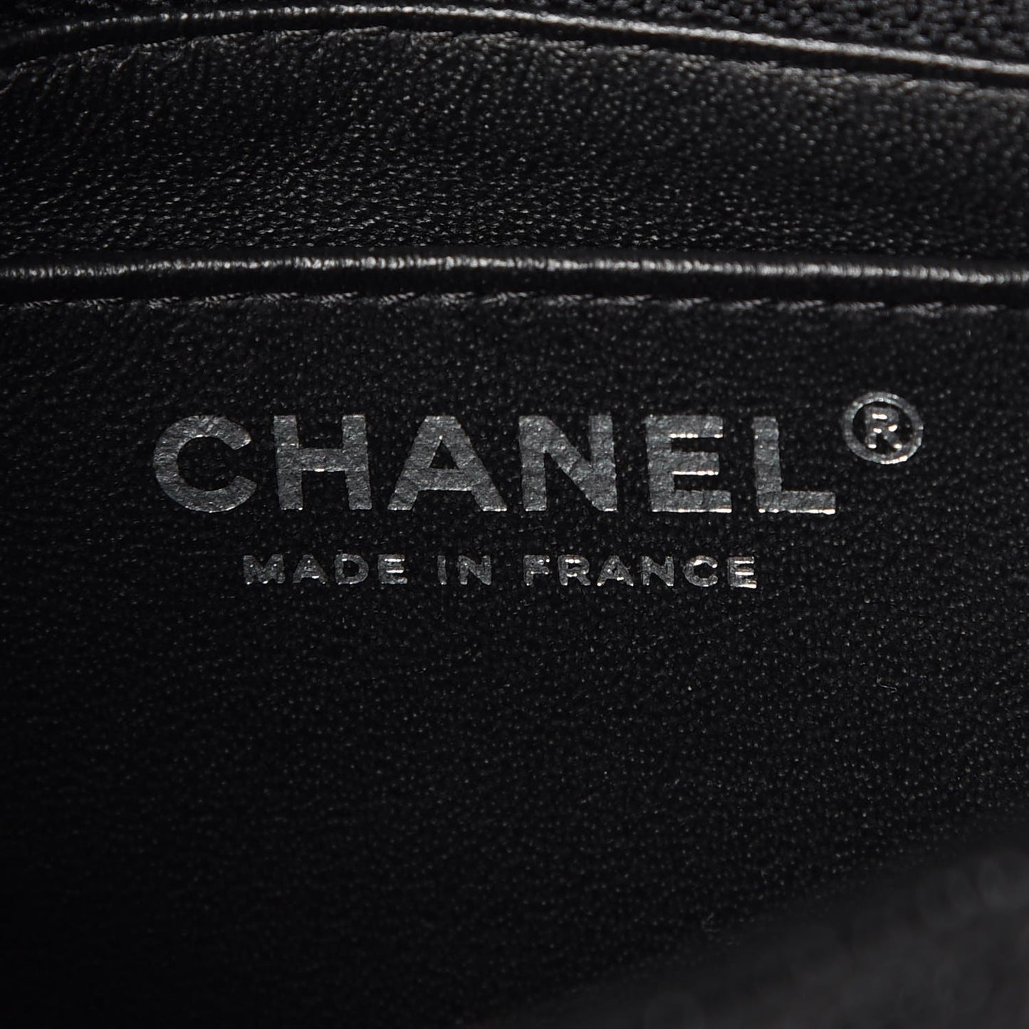 Caviar Quilted Mini Rectangular Flap Black