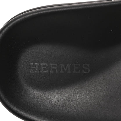 Hermes Calfskin Womens Chypre Sandals 36.5 White 7 of 8