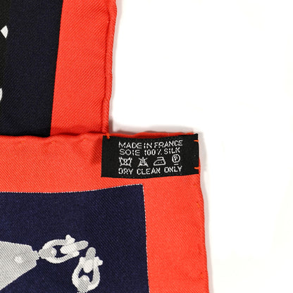 Hermes Silk Spinnakers Scarf 90 5 of 5