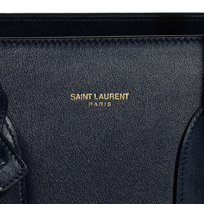 Saint Laurent Calfskin Small Sac De Jour Navy 9 of 9