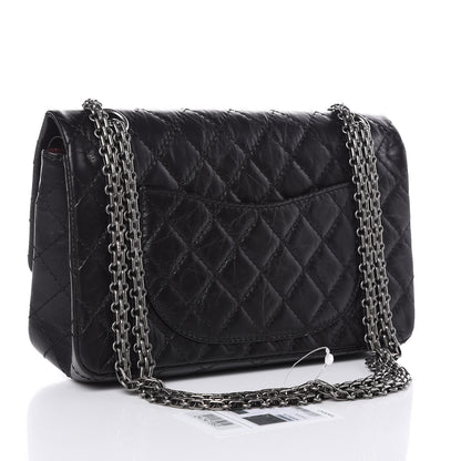 Chanel Aged Calfskin Quilted 2.55 Reissue 225 Flap Black 3 of 11