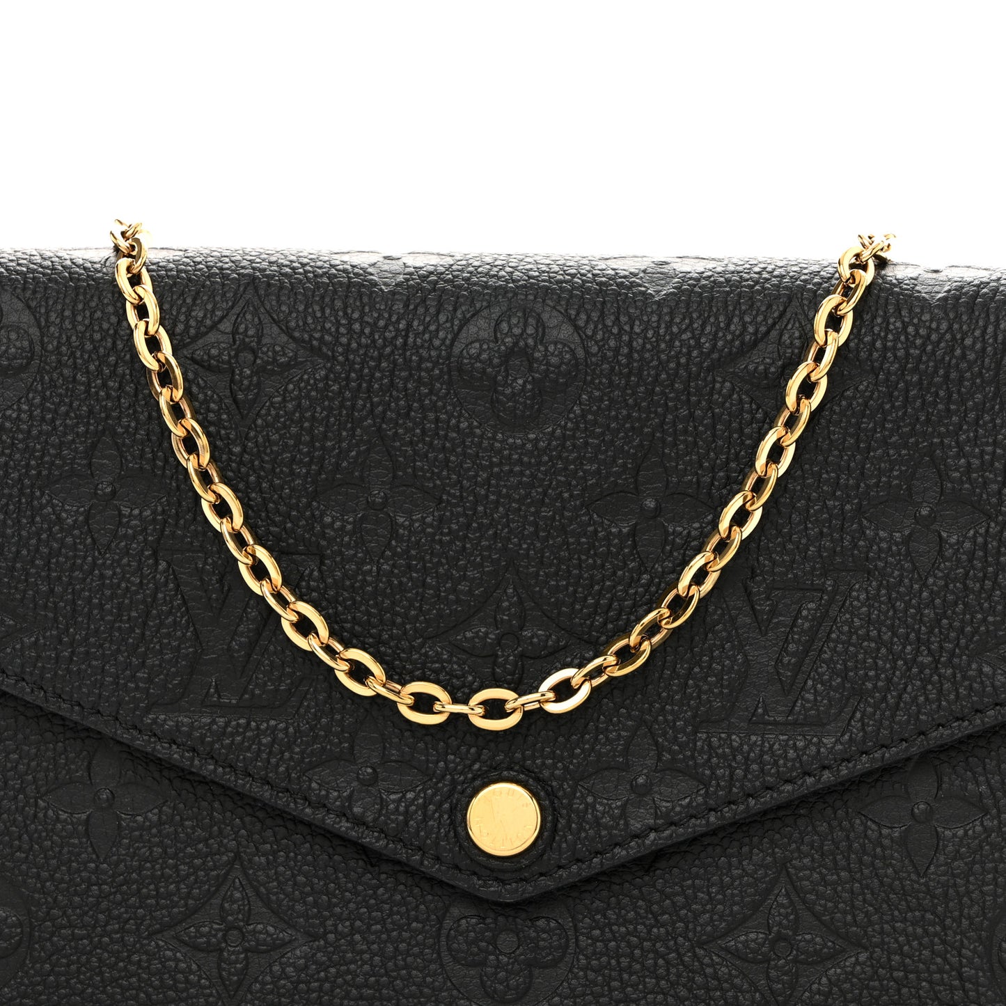 Empreinte Pochette Felicie Chain Wallet Black