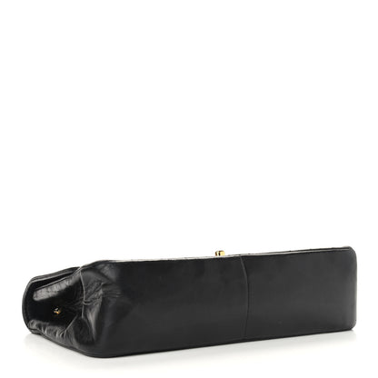 Chanel Lambskin Quilted Medium Single Flap Black 4 of 13