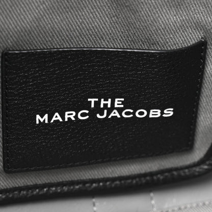 Marc Jacobs Grained Calfskin Medium The Tote Bag Black 6 of 13