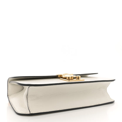 Miu Miu Goatskin Resin Madras Chain Shoulder Bag White 4 of 11