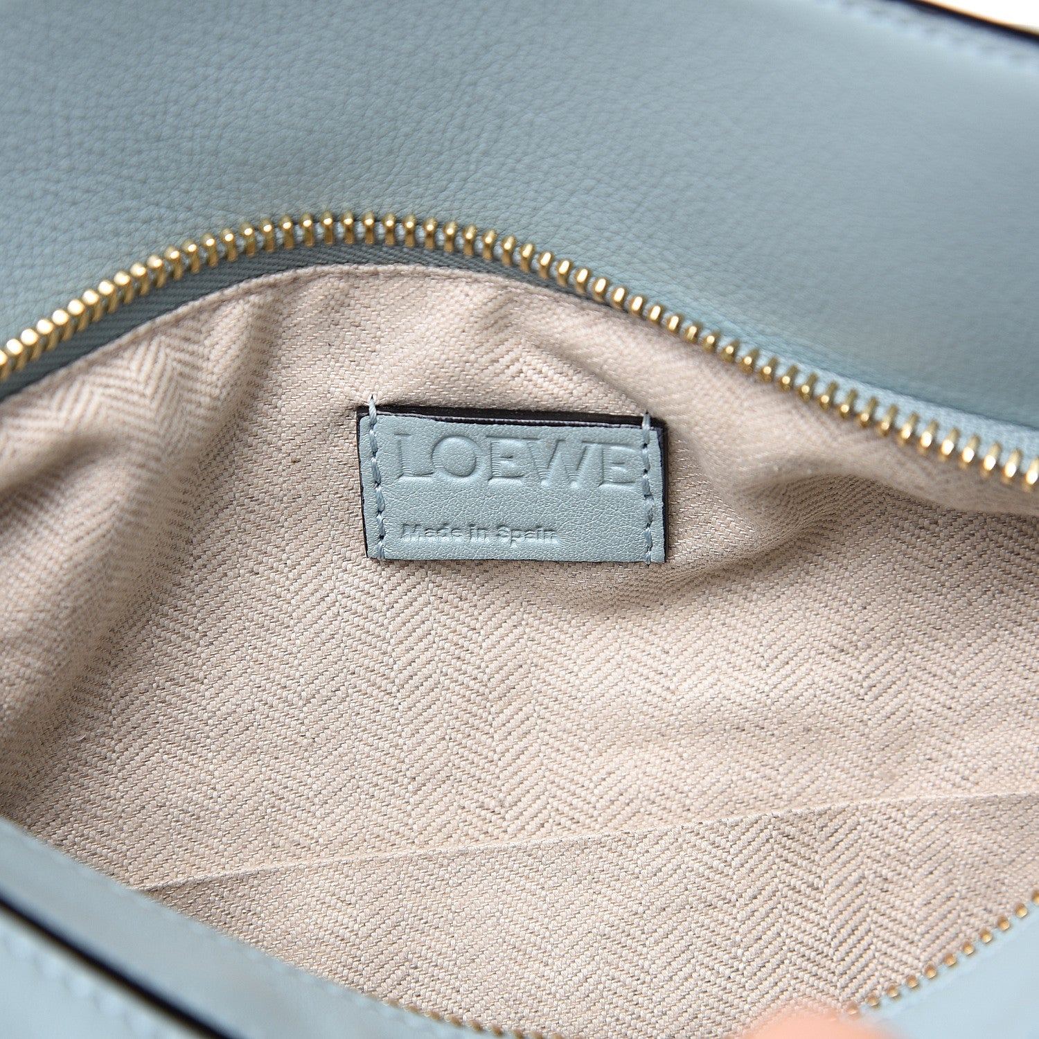 Loewe Calfskin Small Puzzle Bag Aqua 5 of 12