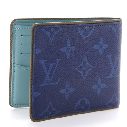 Louis Vuitton Monogram Outdoor Slender Wallet Pacific Blue 3 of 6