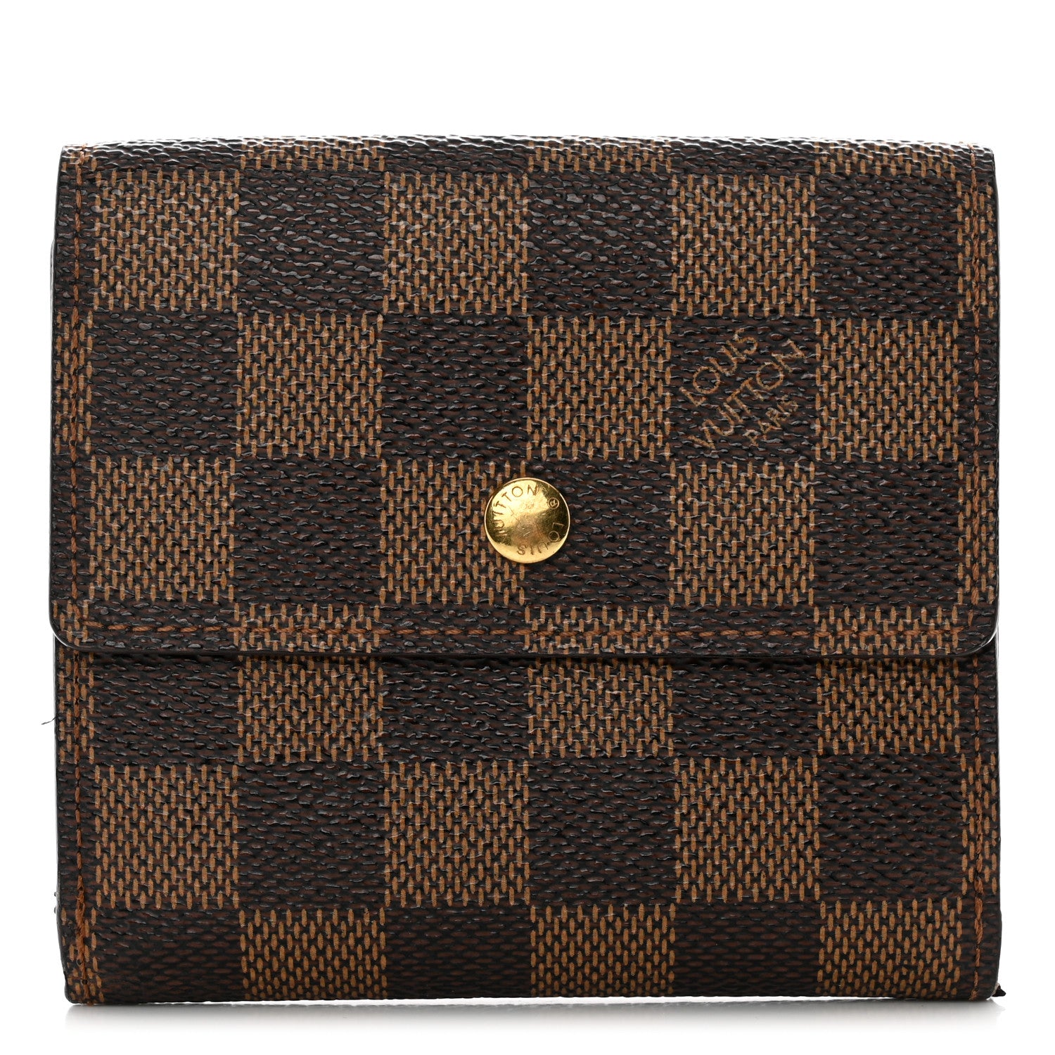 Louis Vuitton Damier Ebene Elise Wallet 1 of 13