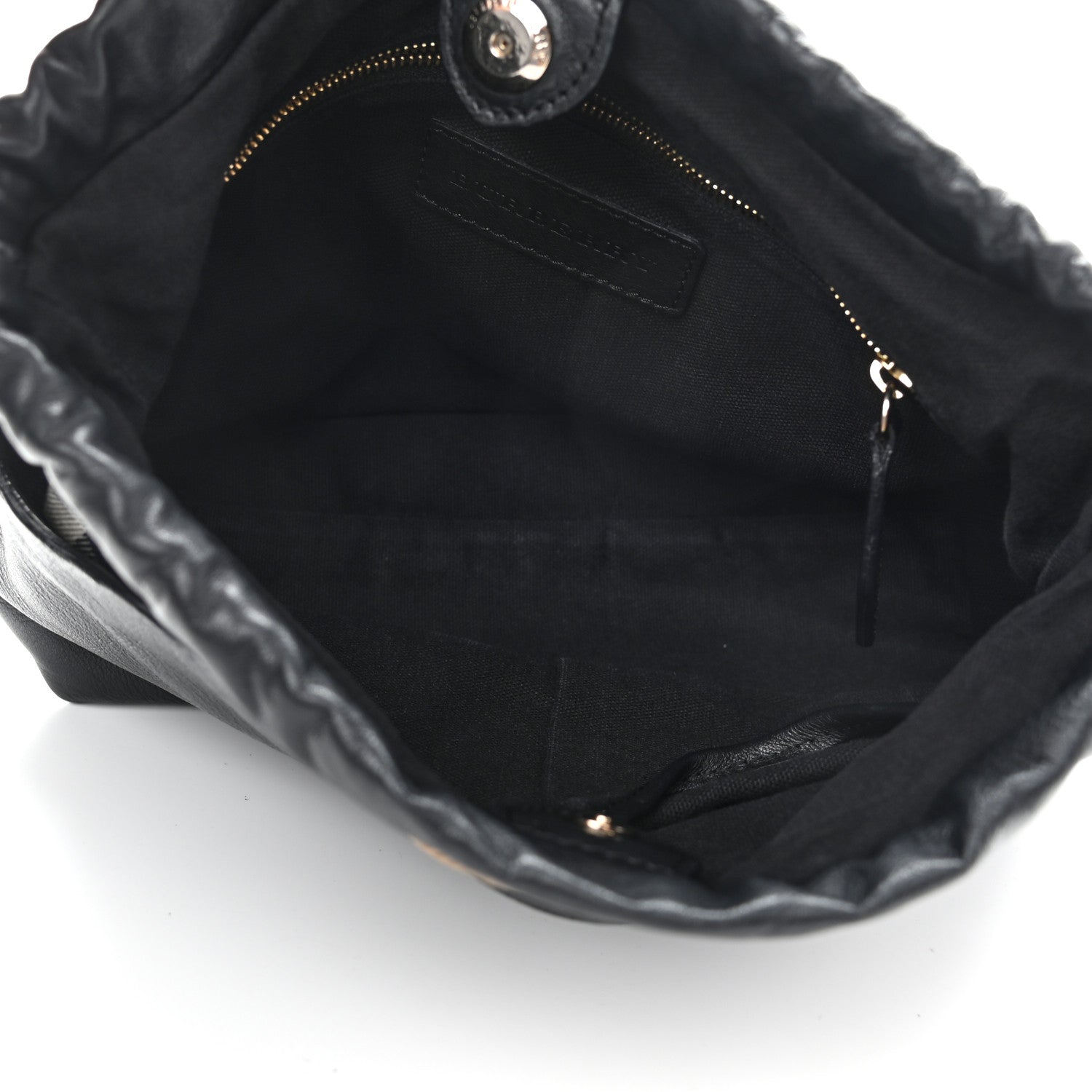 Burberry Calfskin House Check Little Crush Black 5 of 12