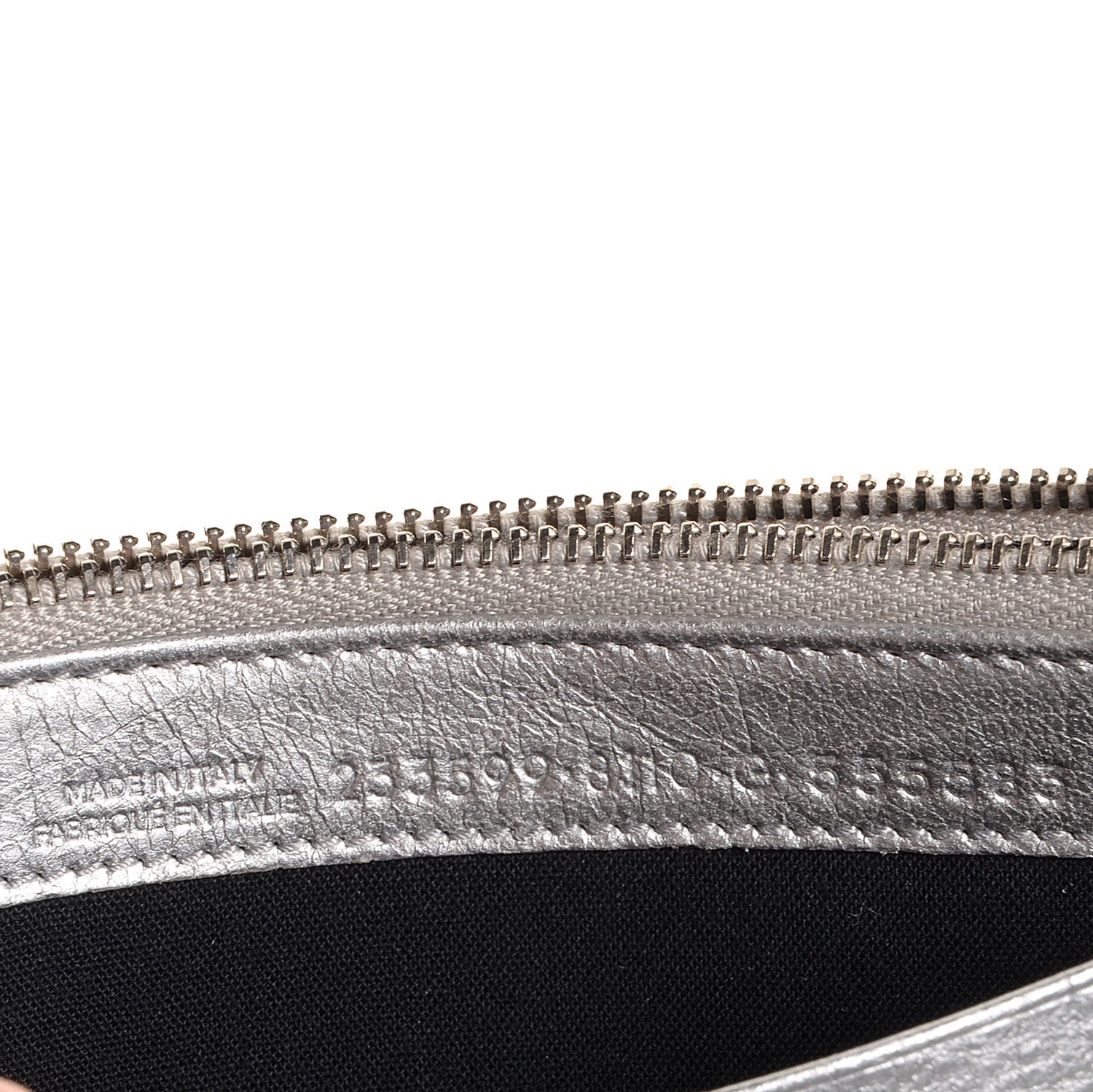 Balenciaga Agneau Giant 12 Silver Hardware Money Wallet Gris Aluminum 8 of 8