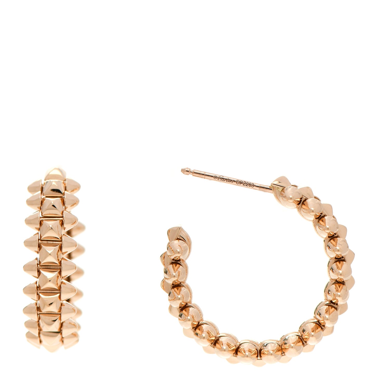 Cartier 18K Pink Gold Small Clash de Cartier Earrings 1 of 5